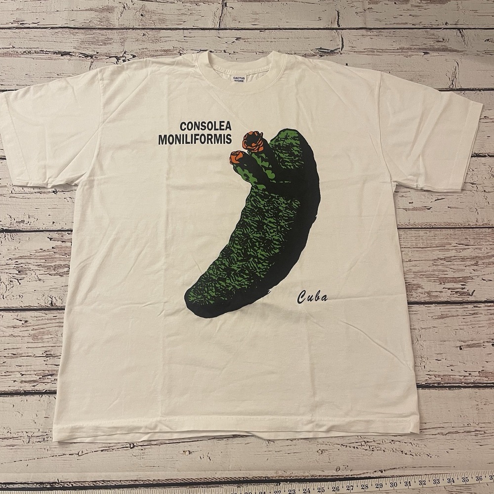 Cactus Store LA Los Angeles T-Shirt Size XL Consolea Moniliformis Cuba Cactus